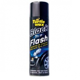 TW Black In a Flash Aerosol 500ml - Aerosolový reštaurátor plastov