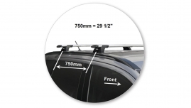 Whispbar montážna sada - Flush Rail Mount - K683W