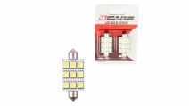 4CARS LED ŽIAROVKA 9LED 12V FESTOON 5050SMD T11X44MM