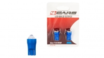4CARS LED ŽIAROVKA 1LED12V T10 MODRÁ