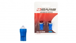 4CARS LED ŽIAROVKA 1LED12V T10 MODRÁ