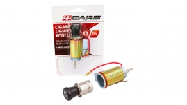 4CARS ZAPAĽOVAČ PODSVIETENÝ 12V