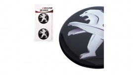 4CARS 3D CAR LOGO PEUGEOT