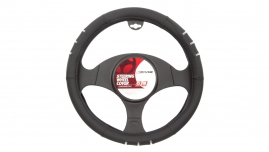 4CARS POŤAH VOLANTU čierno-chrómový