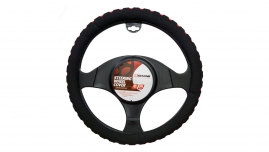 4CARS poťah volantu penový červený 37-39