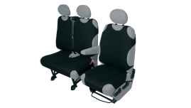 4CARS Autopoťahy tričko VAN čierne 1+2