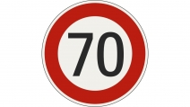 4CARS Samolepiaca značka rýchlosti 75 s priemerom ...