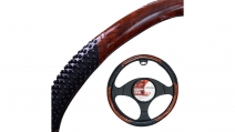 4CARS POŤAH VOLANTU 37-39CM imitácia dreva