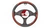 4CARS POŤAH VOLANTU 37-39CM imitácia dreva